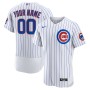 Chicago Cubs Nike Home Authentic Custom Jersey - White Chicago Cubs Nike Home Authentic Custom Jersey - White