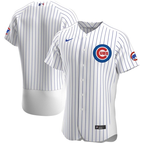 Chicago Cubs Nike Home Authentic Team Jersey - White Chicago Cubs Nike Home Authentic Team Jersey - White
