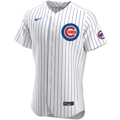 Chicago Cubs Nike Home Authentic Team Jersey - White Chicago Cubs Nike Home Authentic Team Jersey - White