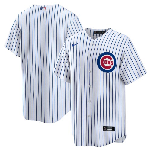 Chicago Cubs Nike Home Blank Replica Jersey - White Chicago Cubs Nike Home Blank Replica Jersey - White