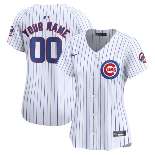 Chicago Cubs Nike Women's Home Limited Custom Jersey - White Chicago Cubs Nike Women's Home Limited Custom Jersey - White