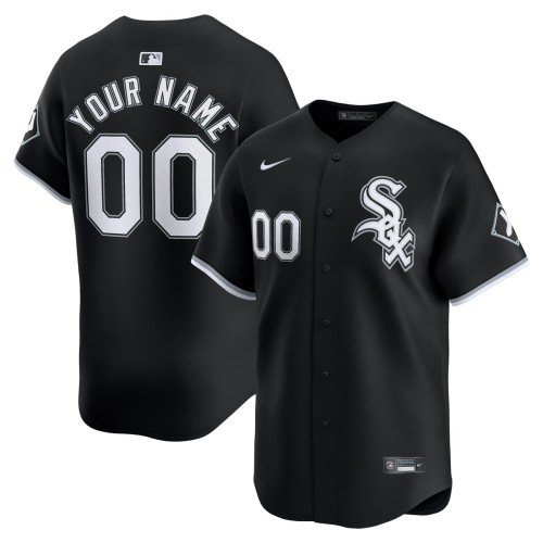 Chicago White Sox Nike Alternate Limited Custom Jersey – Black Chicago White Sox Nike Alternate Limited Custom Jersey – Black