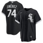 Eloy Jimenez Chicago White Sox Nike Alternate Replica Player Name Jersey - Black Eloy Jimenez Chicago White Sox Nike Alternate Replica Player Name Jersey - Black