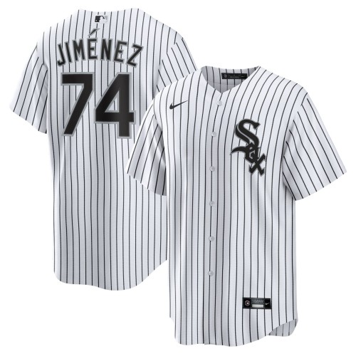 Eloy Jimenez Chicago White Sox Nike Home Replica Player Name Jersey - White Eloy Jimenez Chicago White Sox Nike Home Replica Player Name Jersey - White