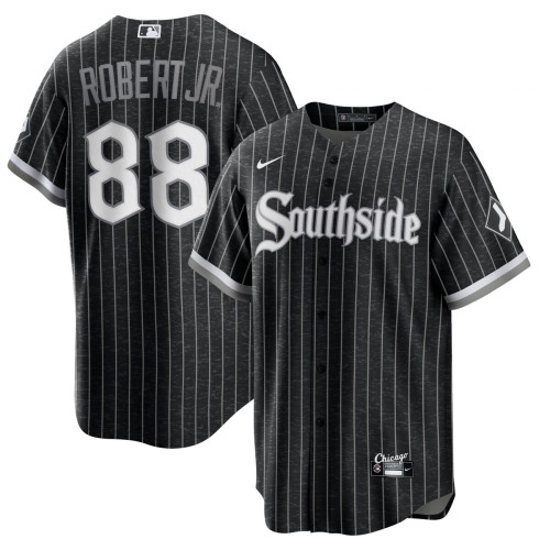 Luis Robert Chicago White Sox Nike City Connect Replica Player Jersey - Black Luis Robert Chicago White Sox Nike City Connect Replica Player Jersey - Black