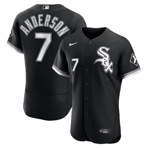 Tim Anderson Chicago White Sox Nike Alternate Authentic Player Jersey - Black Tim Anderson Chicago White Sox Nike Alternate Authentic Player Jersey - Black