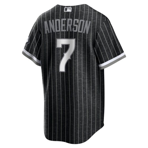Tim Anderson Chicago White Sox Nike City Connect Replica Player Jersey - Black Tim Anderson Chicago White Sox Nike City Connect Replica Player Jersey - Black
