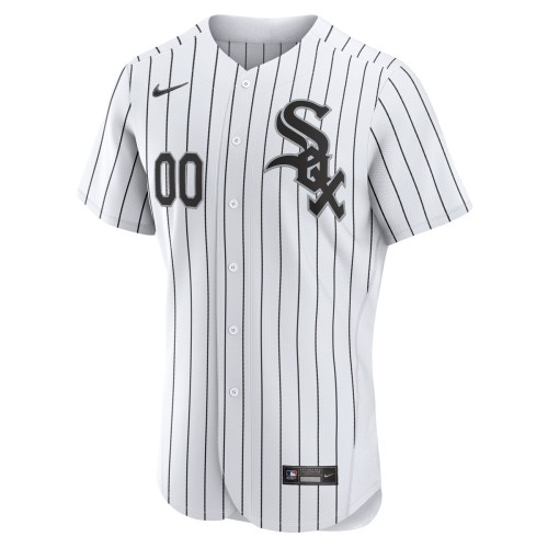 Chicago White Sox Nike Home Authentic Custom Jersey - White Chicago White Sox Nike Home Authentic Custom Jersey - White