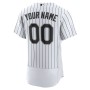 Chicago White Sox Nike Home Authentic Custom Jersey - White Chicago White Sox Nike Home Authentic Custom Jersey - White