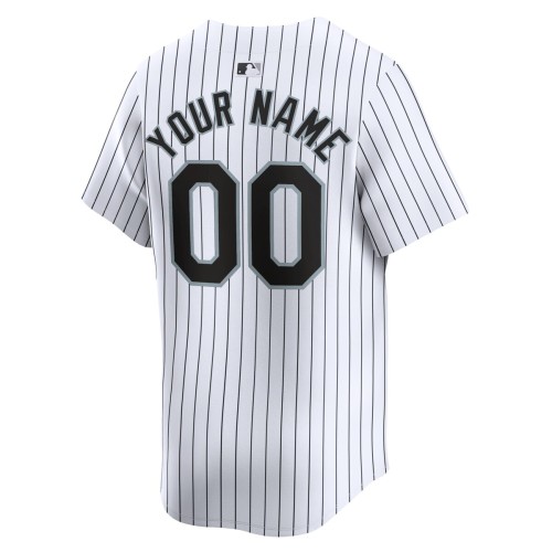 Chicago White Sox Nike Home Limited Custom Jersey - White