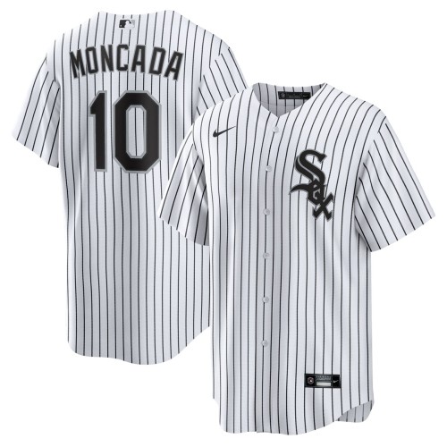 Yoan Moncada Chicago White Sox Nike Home Replica Player Name Jersey - White Yoan Moncada Chicago White Sox Nike Home Replica Player Name Jersey - White