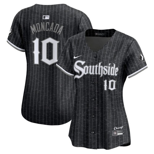 Yoán Moncada Chicago White Sox Nike Women's City Connect Limited Player Jersey - Black Yoán Moncada Chicago White Sox Nike Women's City Connect Limited Player Jersey - Black