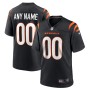 Cincinnati Bengals Nike Game Custom Jersey - Black Cincinnati Bengals Nike Game Custom Jersey - Black