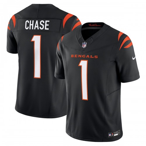 Ja'Marr Chase Cincinnati Bengals Nike Vapor F.U.S.E. Limited Jersey - Black Ja'Marr Chase Cincinnati Bengals Nike Vapor F.U.S.E. Limited Jersey - Black