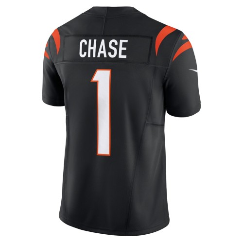 Ja'Marr Chase Cincinnati Bengals Nike Vapor F.U.S.E. Limited Jersey - Black Ja'Marr Chase Cincinnati Bengals Nike Vapor F.U.S.E. Limited Jersey - Black