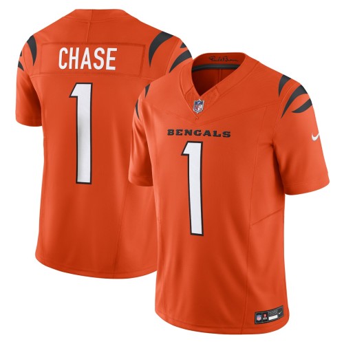 Ja'Marr Chase Cincinnati Bengals Nike Vapor F.U.S.E. Limited Alternate 1 Jersey - Orange Ja'Marr Chase Cincinnati Bengals Nike Vapor F.U.S.E. Limited Alternate 1 Jersey - Orange
