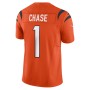 Ja'Marr Chase Cincinnati Bengals Nike Vapor F.U.S.E. Limited Alternate 1 Jersey - Orange Ja'Marr Chase Cincinnati Bengals Nike Vapor F.U.S.E. Limited Alternate 1 Jersey - Orange