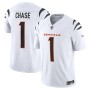 Ja'Marr Chase Cincinnati Bengals Nike Vapor F.U.S.E. Limited Jersey - White Ja'Marr Chase Cincinnati Bengals Nike Vapor F.U.S.E. Limited Jersey - White
