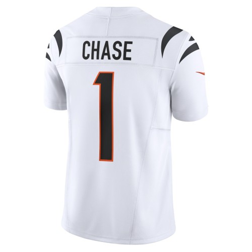 Ja'Marr Chase Cincinnati Bengals Nike Vapor F.U.S.E. Limited Jersey - White Ja'Marr Chase Cincinnati Bengals Nike Vapor F.U.S.E. Limited Jersey - White