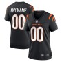 Cincinnati Bengals Nike Women's Game Custom Jersey - Black Cincinnati Bengals Nike Women's Game Custom Jersey - Black