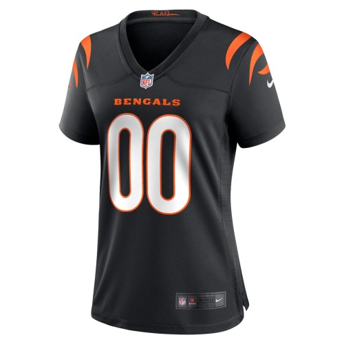Cincinnati Bengals Nike Women's Game Custom Jersey - Black Cincinnati Bengals Nike Women's Game Custom Jersey - Black