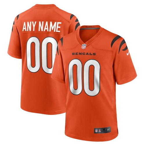 Cincinnati Bengals Nike Youth Alternate Game Custom Jersey - Orange Cincinnati Bengals Nike Youth Alternate Game Custom Jersey - Orange