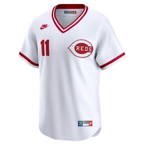 Barry Larkin Cincinnati Reds Nike Throwback Cooperstown Limited Jersey - White Barry Larkin Cincinnati Reds Nike Throwback Cooperstown Limited Jersey - White