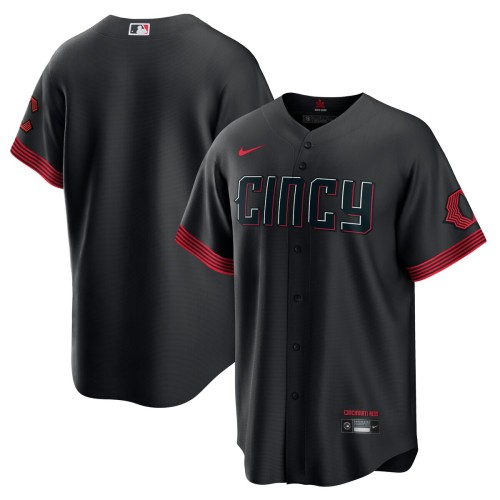 Cincinnati Reds Nike 2023 City Connect Replica Jersey - Black Cincinnati Reds Nike 2023 City Connect Replica Jersey - Black