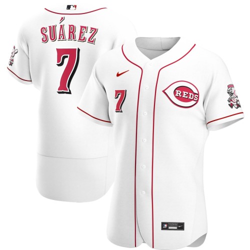 Eugenio Suarez Cincinnati Reds Nike Home Authentic Player Jersey - White Eugenio Suarez Cincinnati Reds Nike Home Authentic Player Jersey - White