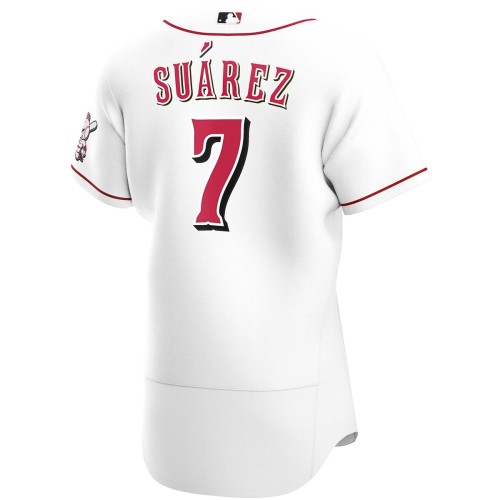 Eugenio Suarez Cincinnati Reds Nike Home Authentic Player Jersey - White Eugenio Suarez Cincinnati Reds Nike Home Authentic Player Jersey - White