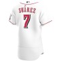 Eugenio Suarez Cincinnati Reds Nike Home Authentic Player Jersey - White Eugenio Suarez Cincinnati Reds Nike Home Authentic Player Jersey - White