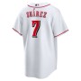 Eugenio Suarez Cincinnati Reds Nike Home Replica Player Name Jersey - White Eugenio Suarez Cincinnati Reds Nike Home Replica Player Name Jersey - White