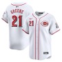 Hunter Greene Cincinnati Reds Nike Home Limited Player Jersey - White Hunter Greene Cincinnati Reds Nike Home Limited Player Jersey - White
