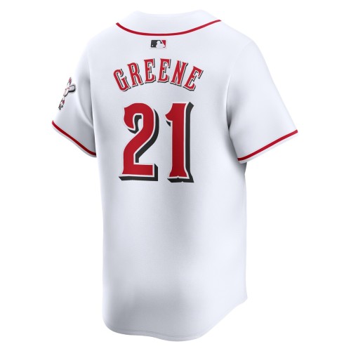 Hunter Greene Cincinnati Reds Nike Home Limited Player Jersey - White Hunter Greene Cincinnati Reds Nike Home Limited Player Jersey - White