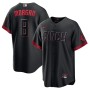 Joe Morgan Cincinnati Reds Nike 2023 City Connect Replica Player Jersey - Black Joe Morgan Cincinnati Reds Nike 2023 City Connect Replica Player Jersey - Black