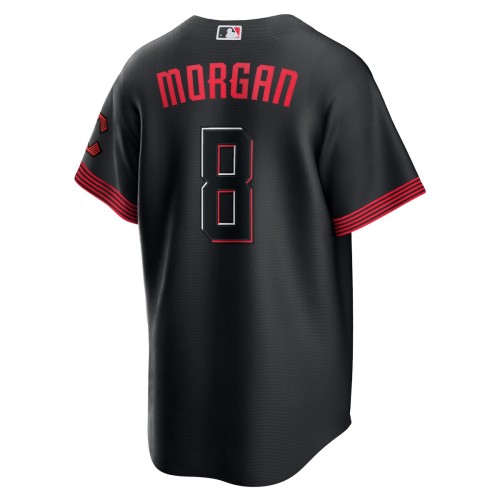 Joe Morgan Cincinnati Reds Nike 2023 City Connect Replica Player Jersey - Black Joe Morgan Cincinnati Reds Nike 2023 City Connect Replica Player Jersey - Black