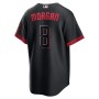 Joe Morgan Cincinnati Reds Nike 2023 City Connect Replica Player Jersey - Black Joe Morgan Cincinnati Reds Nike 2023 City Connect Replica Player Jersey - Black