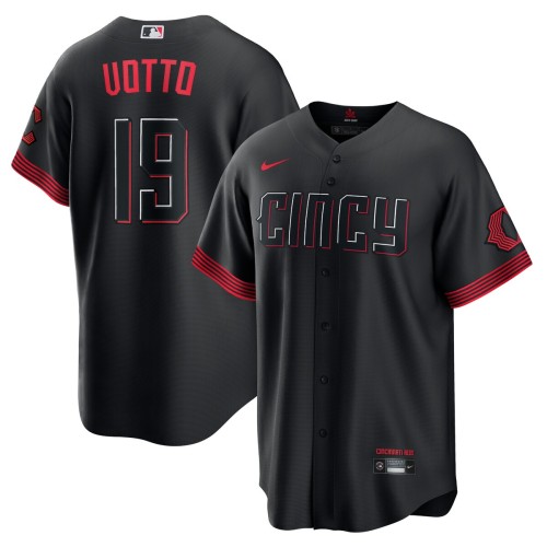 Joey Votto Cincinnati Reds Nike 2023 City Connect Replica Player Jersey - Black Joey Votto Cincinnati Reds Nike 2023 City Connect Replica Player Jersey - Black