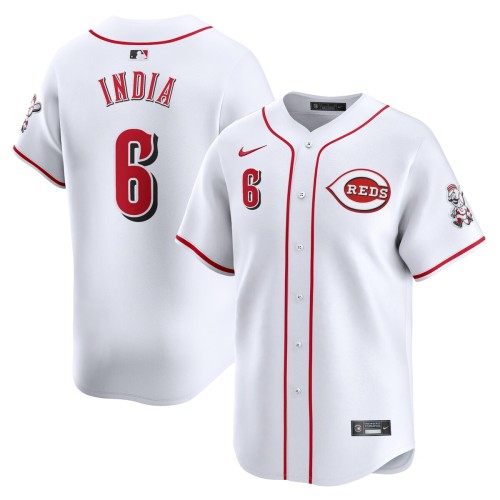 Jonathan India Cincinnati Reds Nike Home Limited Player Jersey - White Jonathan India Cincinnati Reds Nike Home Limited Player Jersey - White