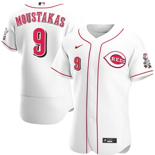 Mike Moustakas Cincinnati Reds Nike Home Authentic Player Jersey - White Mike Moustakas Cincinnati Reds Nike Home Authentic Player Jersey - White