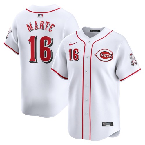 Noelvi Marte Cincinnati Reds Nike Home Limited Player Jersey - White Noelvi Marte Cincinnati Reds Nike Home Limited Player Jersey - White