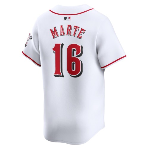 Noelvi Marte Cincinnati Reds Nike Home Limited Player Jersey - White Noelvi Marte Cincinnati Reds Nike Home Limited Player Jersey - White