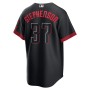 Tyler Stephenson Cincinnati Reds Nike 2023 City Connect Replica Player Jersey - Black Tyler Stephenson Cincinnati Reds Nike 2023 City Connect Replica Player Jersey - Black