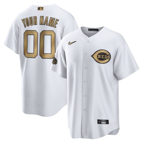 Cincinnati Reds Nike 2022 MLB All-Star Game Replica Custom Jersey - White Cincinnati Reds Nike 2022 MLB All-Star Game Replica Custom Jersey - White