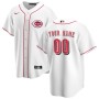 Cincinnati Reds Nike Home Replica Custom Jersey - White Cincinnati Reds Nike Home Replica Custom Jersey - White