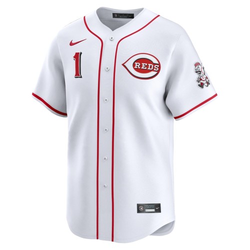 Cincinnati Reds Nike #1 Dad Home Limited Jersey - White Cincinnati Reds Nike #1 Dad Home Limited Jersey - White