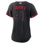Ken Griffey Jr. Cincinnati Reds Nike Women's 2023 City Connect Replica Player Jersey - Black Ken Griffey Jr. Cincinnati Reds Nike Women's 2023 City Connect Replica Player Jersey - Black