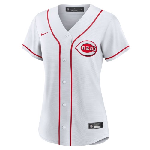 Cincinnati Reds Nike Women's Home Blank Replica Jersey - White Cincinnati Reds Nike Women's Home Blank Replica Jersey - White