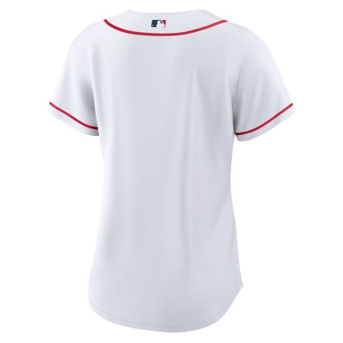 Cincinnati Reds Nike Women's Home Blank Replica Jersey - White Cincinnati Reds Nike Women's Home Blank Replica Jersey - White