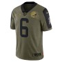 Baker Mayfield Cleveland Browns Nike 2021 Salute To Service Limited Player Jersey - Olive Baker Mayfield Cleveland Browns Nike 2021 Salute To Service Limited Player Jersey - Olive